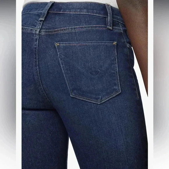 Hudson Nico  Mid rise Super Skinny Ankle Dark Wash Size 24 - Picture 5 of 15